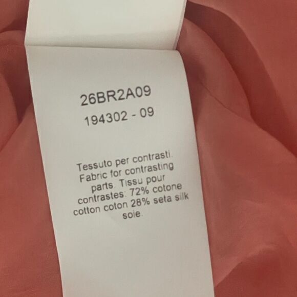 Brognano Salmon Pink Ruffled Lace Halter‎ Dress Romantic Tiered Size US 6 IT 42 - Picture 9 of 15